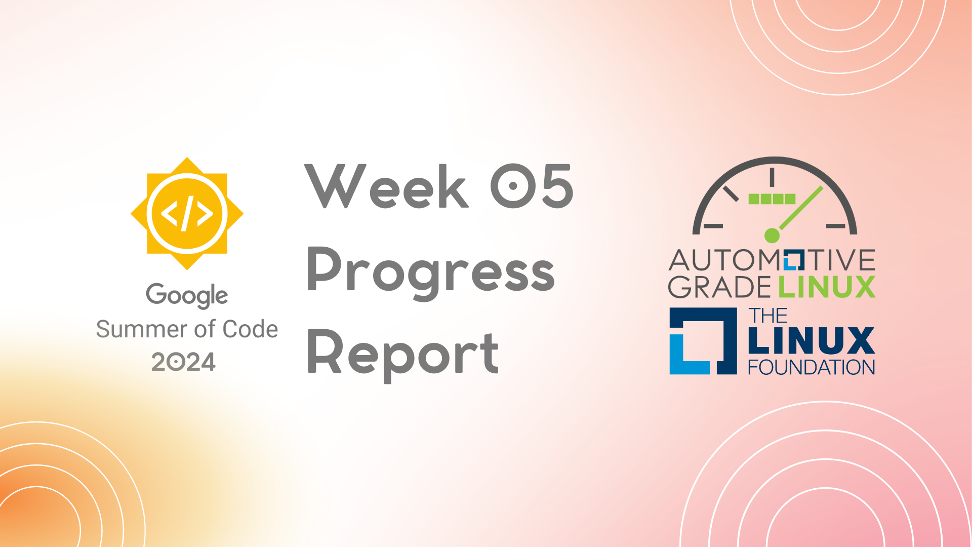 Week 05 Progress Report Week 05 progress report